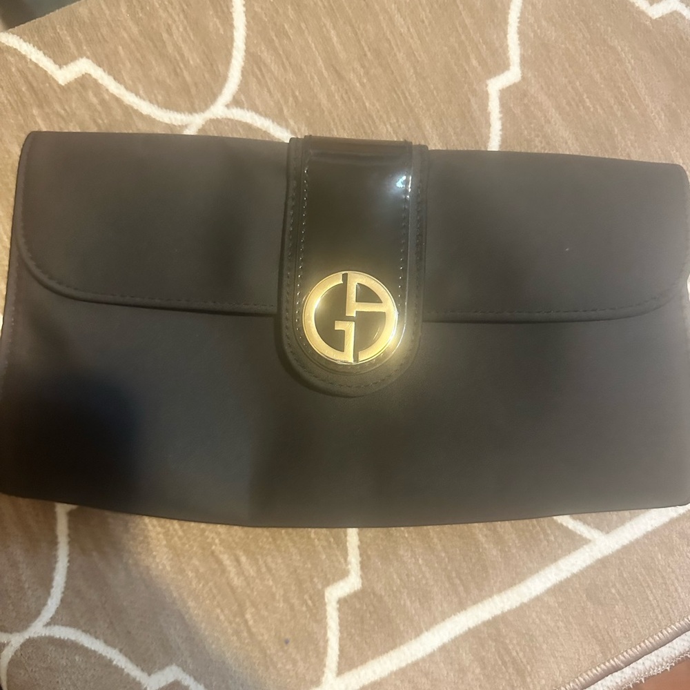 Giorgio Armani Black Leather Bag